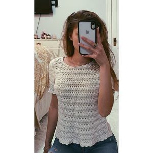 White Ann Taylor shirt